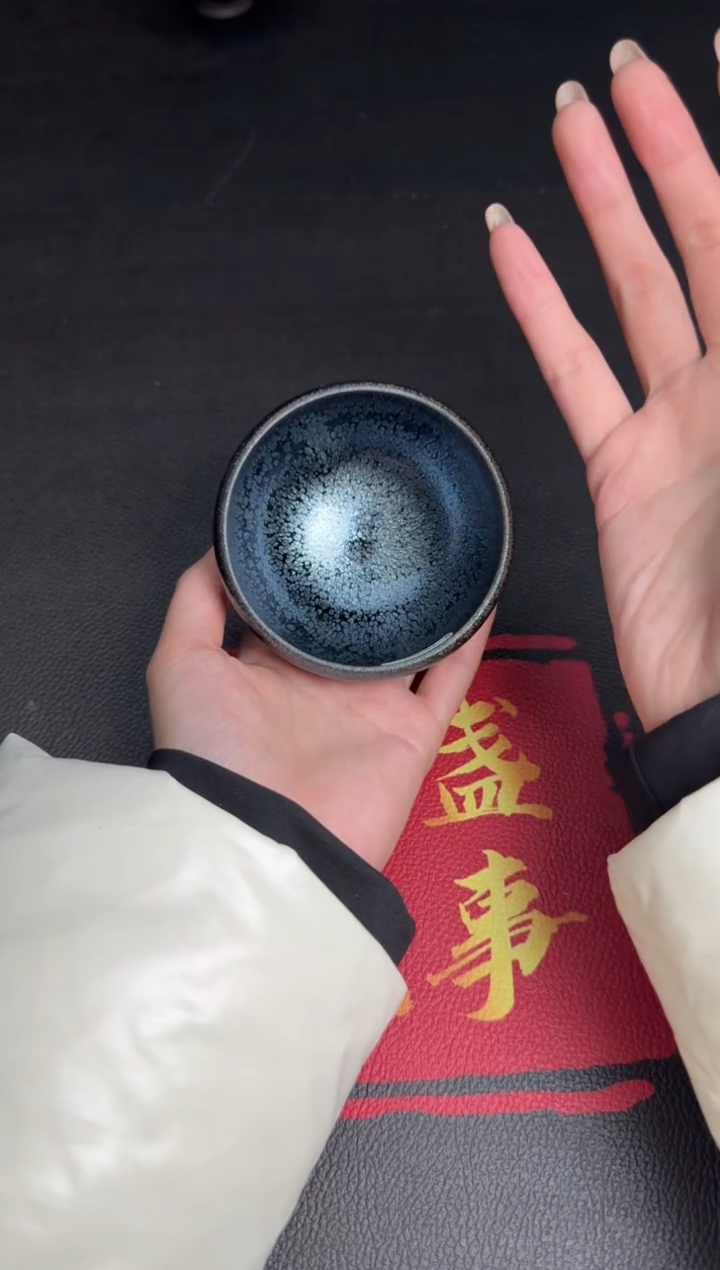 茶盏蔡炳昆柴烧盏（送舍本干品鉴）持盏照17