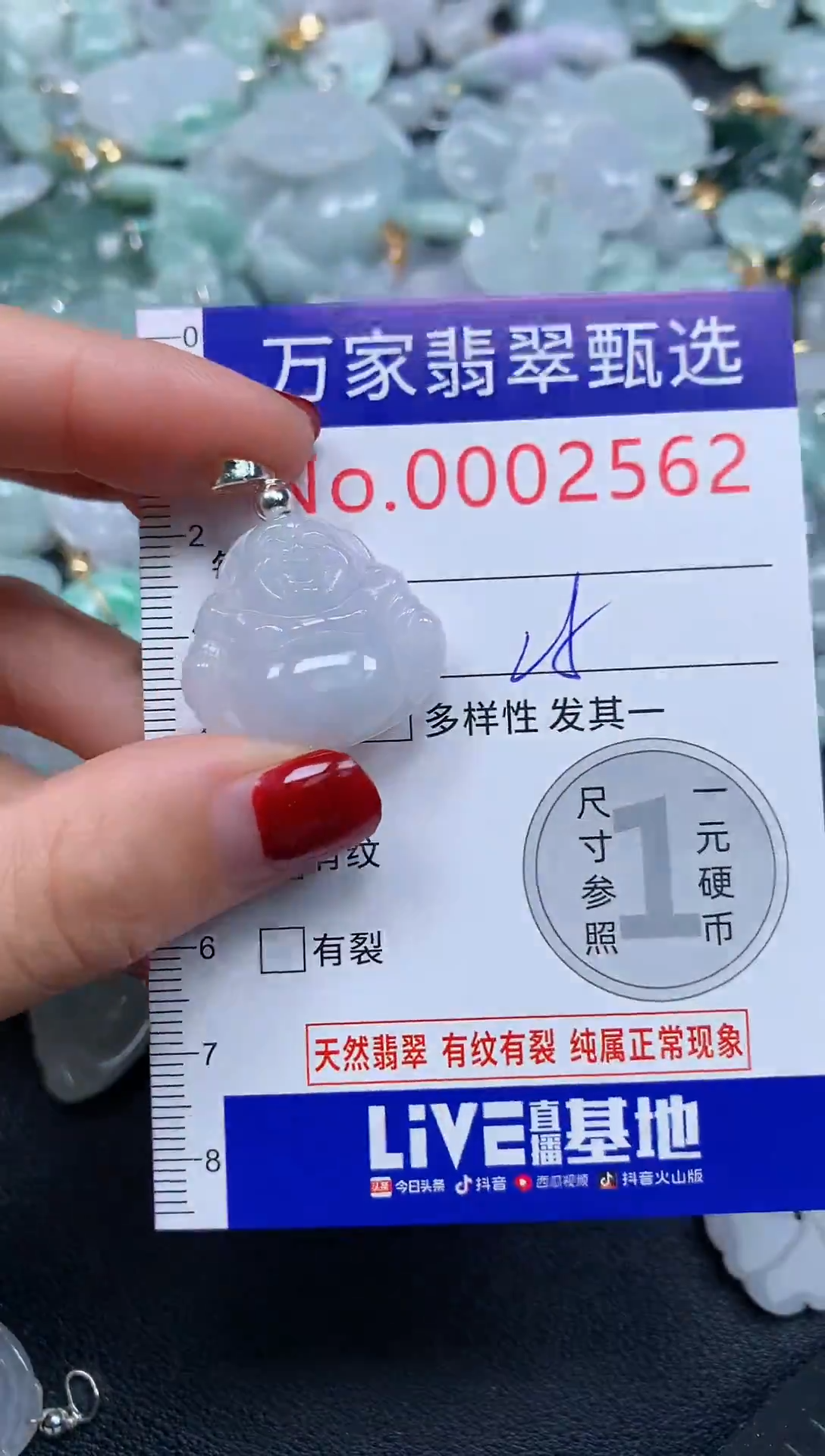 吊坠(不含链)未镶嵌翡翠2562