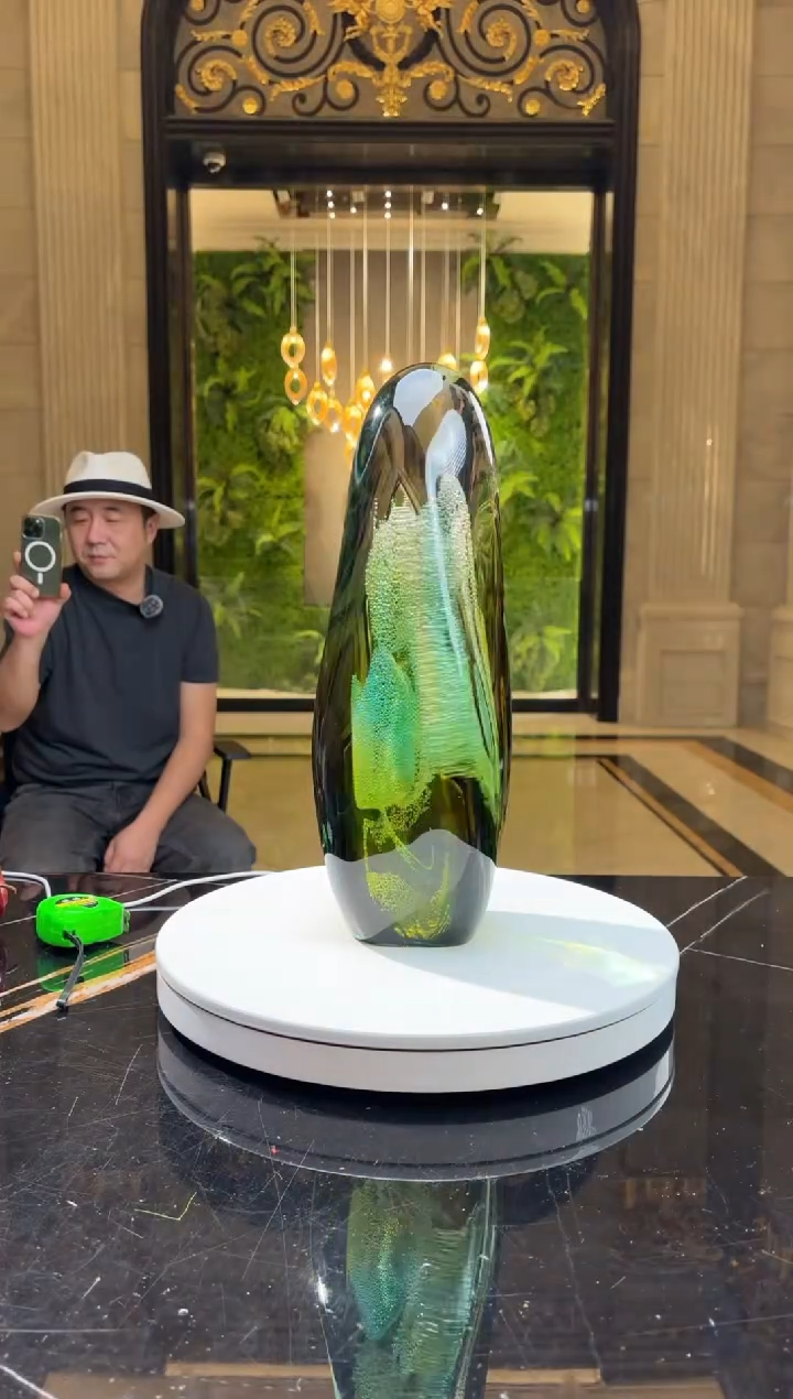 【闪购商品】茶宠月虹琉璃艺术摆件D161