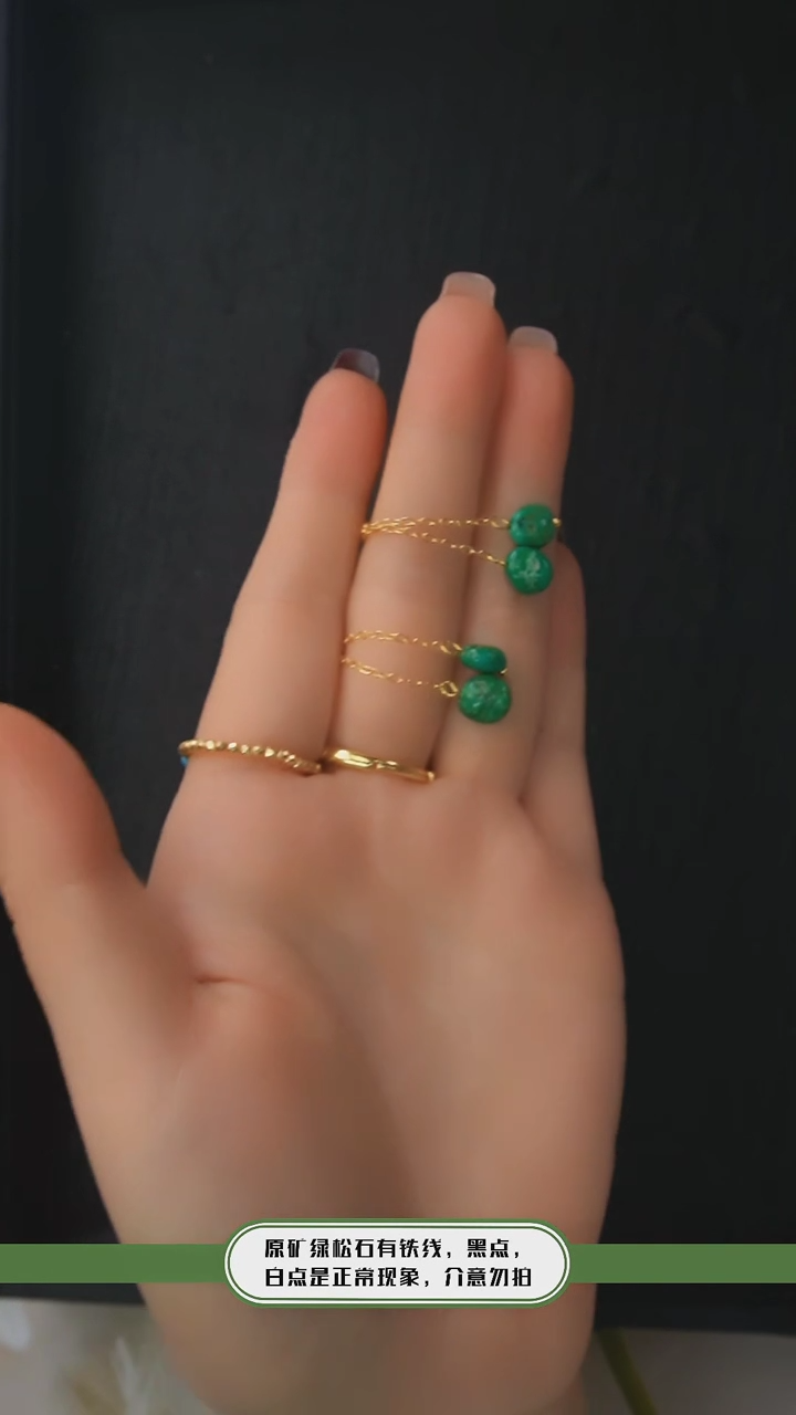 【闪购商品】绿松石耳环银S925镶嵌发货一件