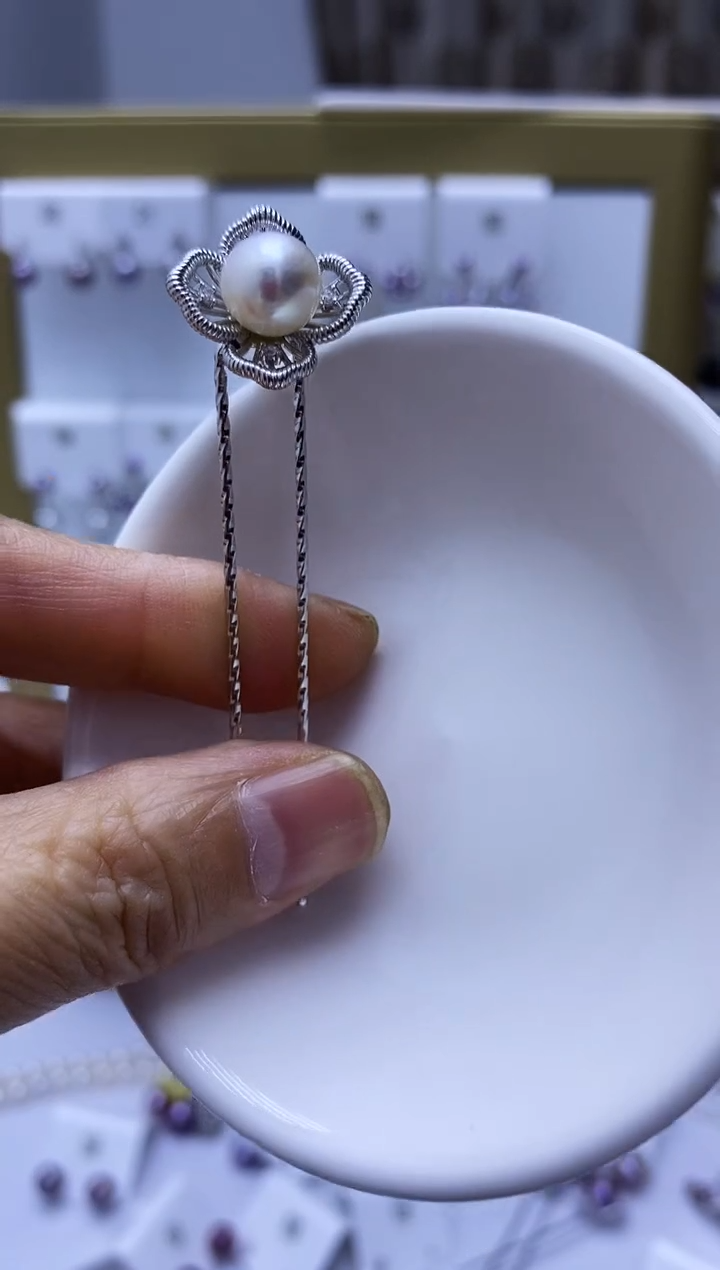 未镶嵌海水珍珠发簪海水发簪