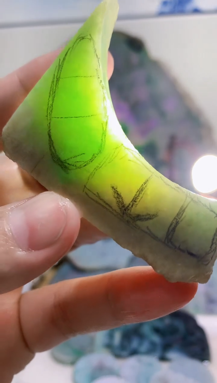 裸石翡翠0蒙0翡翠珠宝997