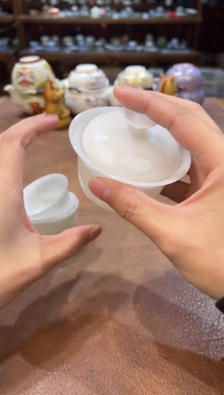 真的很便宜超好看会开片的旅行茶具