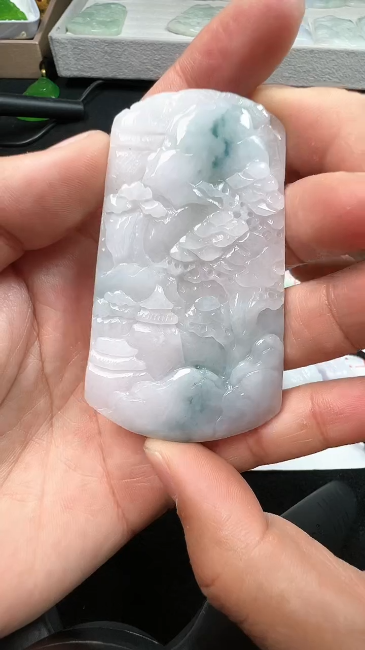 【闪购商品】翡翠颈饰未镶嵌天然翡翠带绳多样性发一