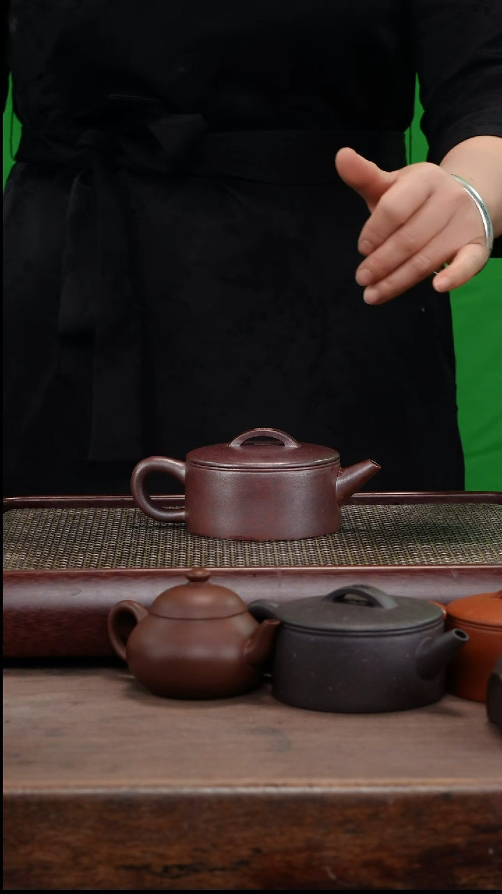 【闪购商品】紫砂茶壶零添加龙窑柴烧黑墩头汉瓦壶