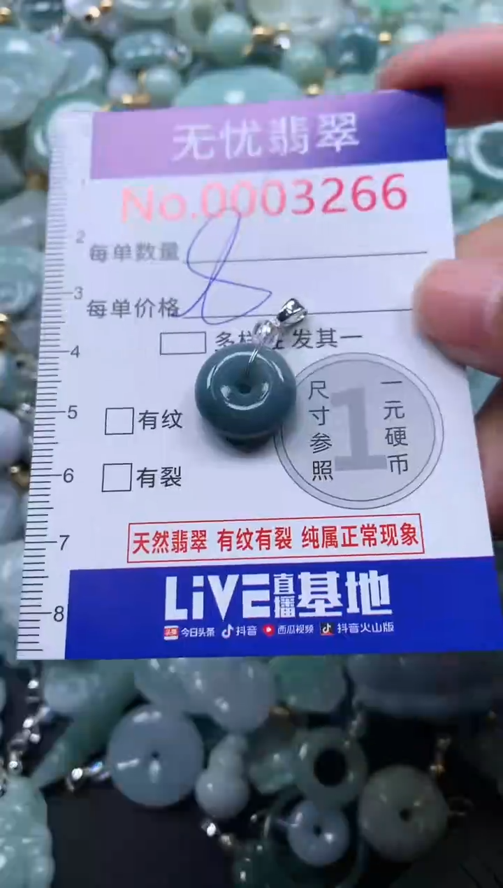 颈饰未镶嵌翡翠3266