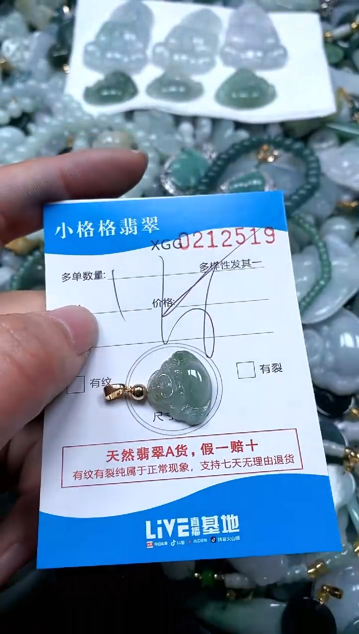 【闪购商品】翡翠颈饰未镶嵌闪购商品0212519