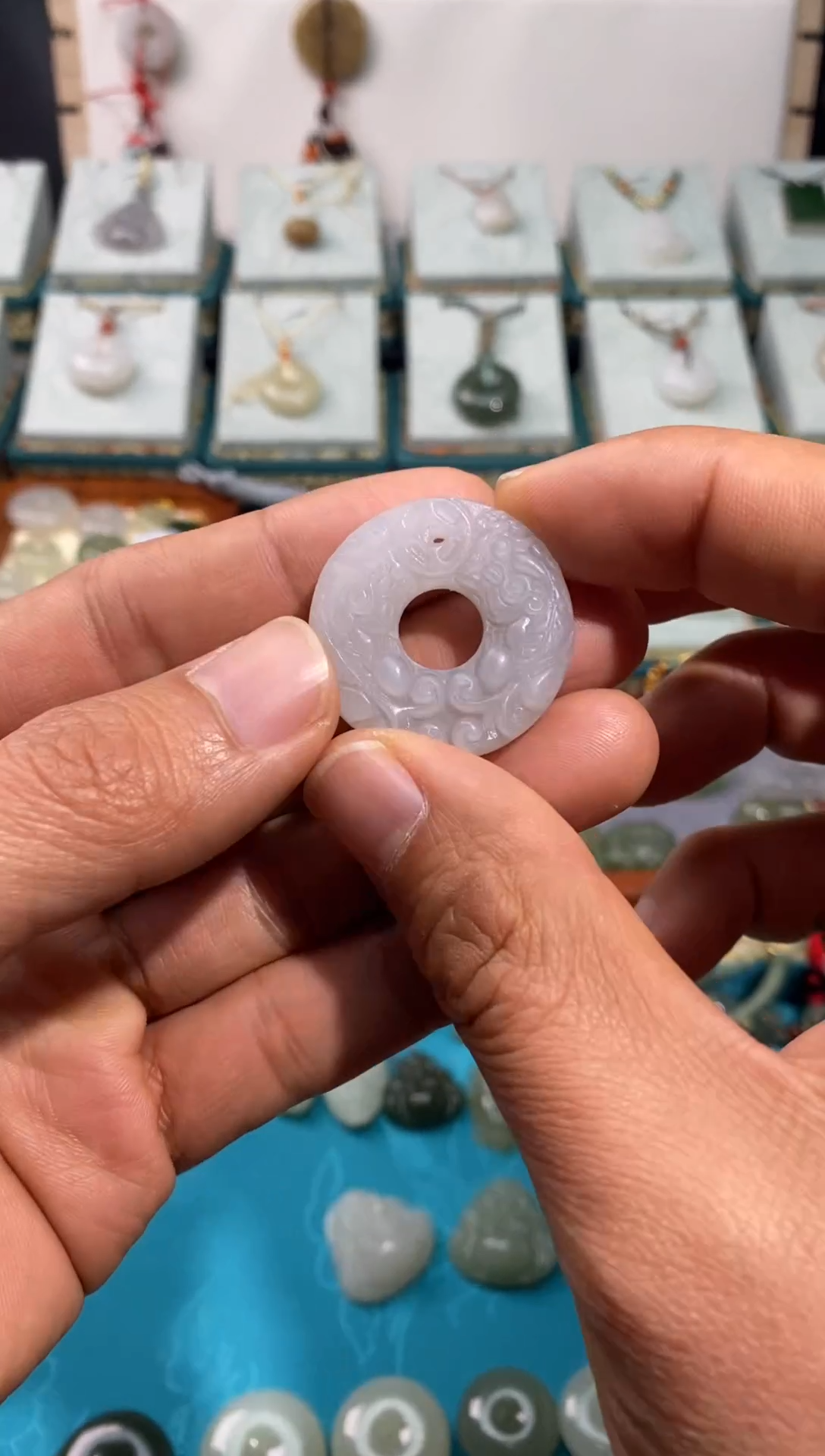 【闪购商品】和田玉颈饰未镶嵌双面雕刻貔貅