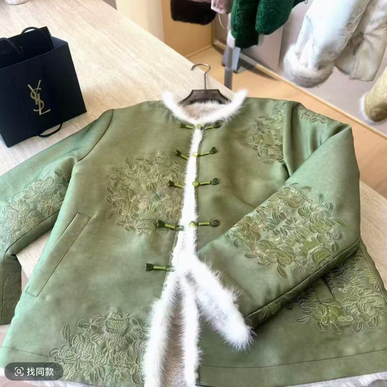 女加厚气质厚款时尚女装新中式保暖短外套中国风立领0819