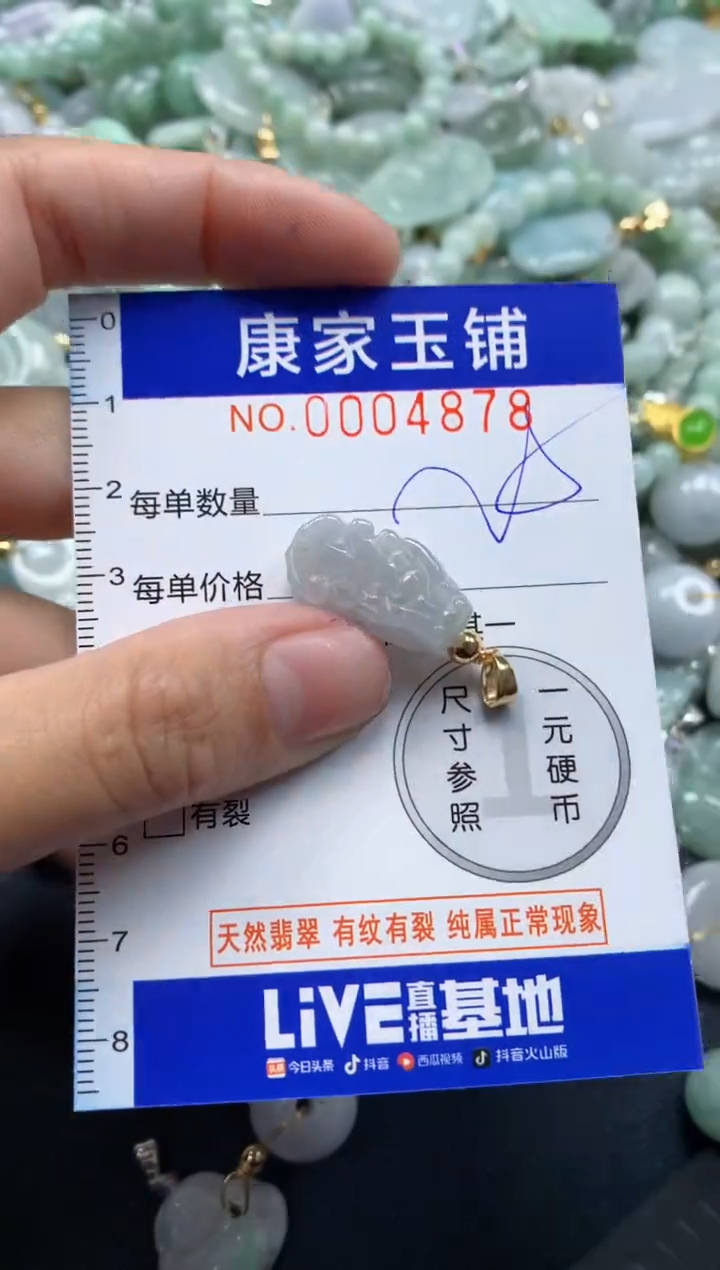 颈饰未镶嵌翡翠4878