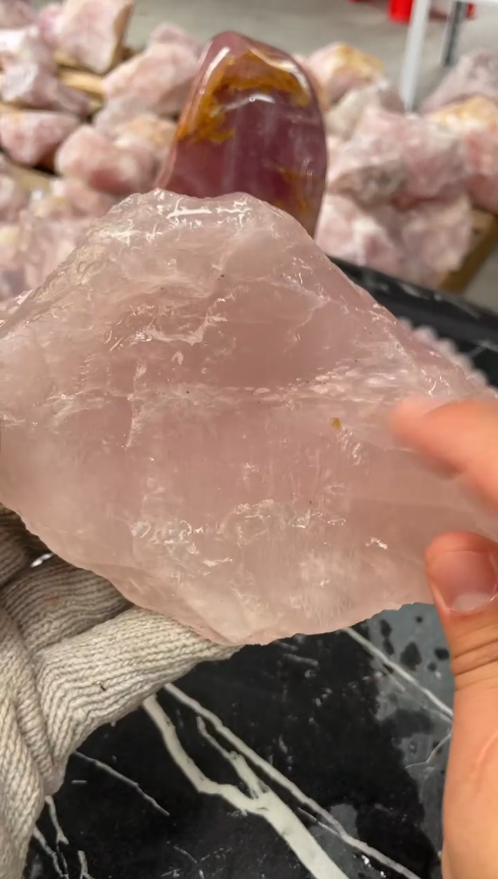 【闪购商品】芙蓉石原石未镶嵌天然粉水晶原石