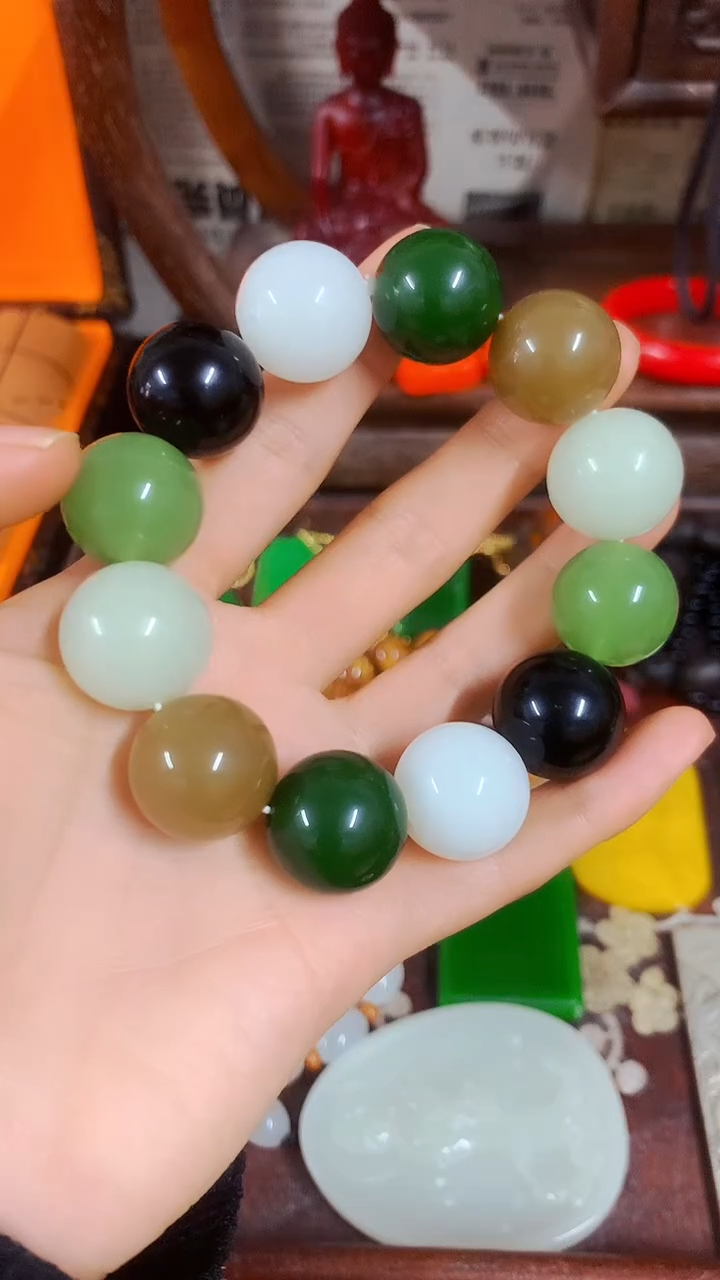 【闪购商品】和田玉手串未镶嵌主播推荐主播推荐