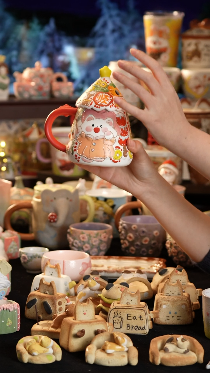 其他陶景德镇釉下彩手绘设计师款陶瓷