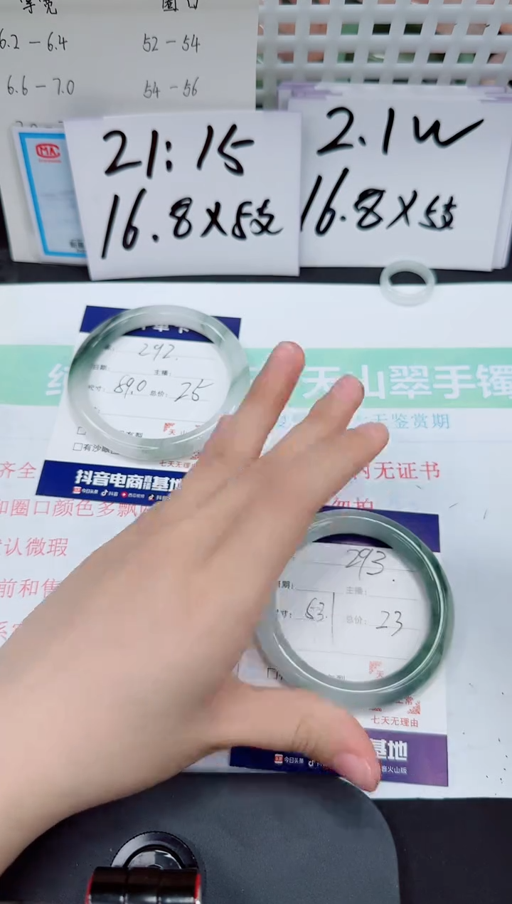 石英质玉手镯合金293-53/54