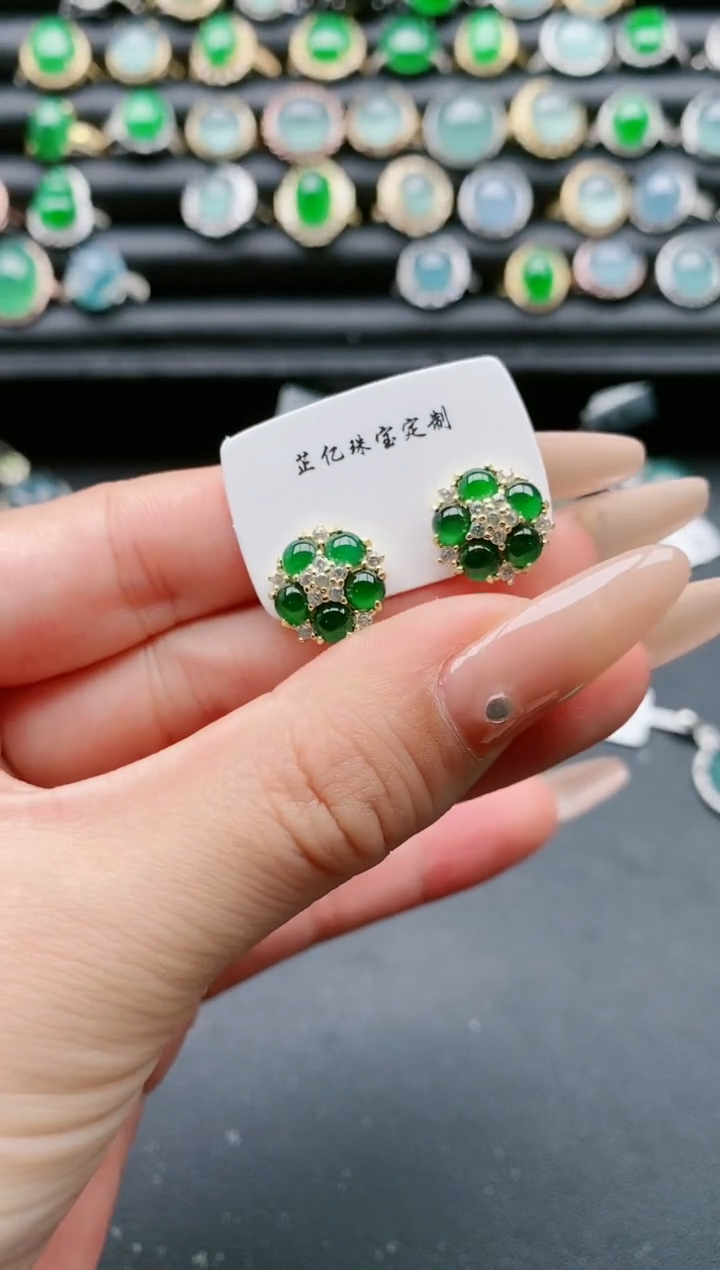 【闪购商品】翡翠戒指银S925镶嵌11111111