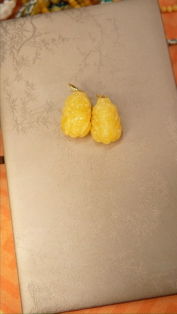 【闪购商品】琥珀耳饰未镶嵌耳饰