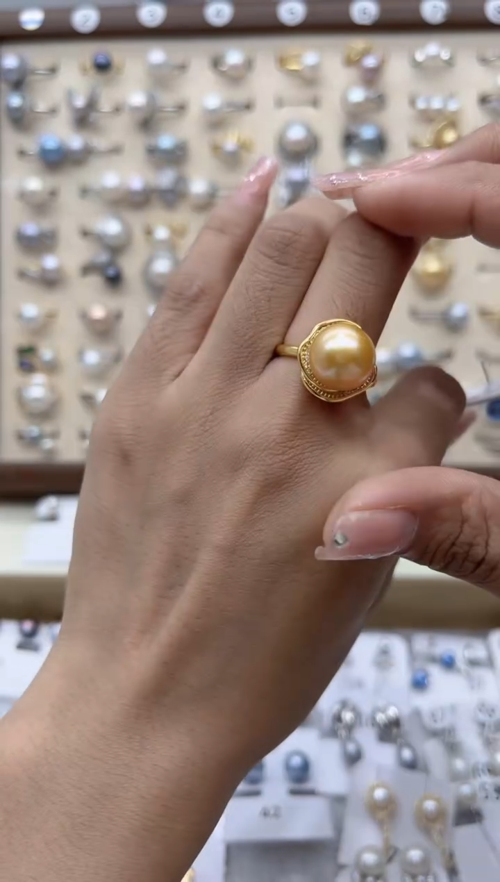 【闪购商品】淡水珍珠戒指合金17