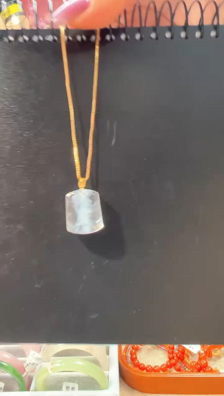 【闪购商品】水晶颈饰18K金镶嵌KT24061823-2