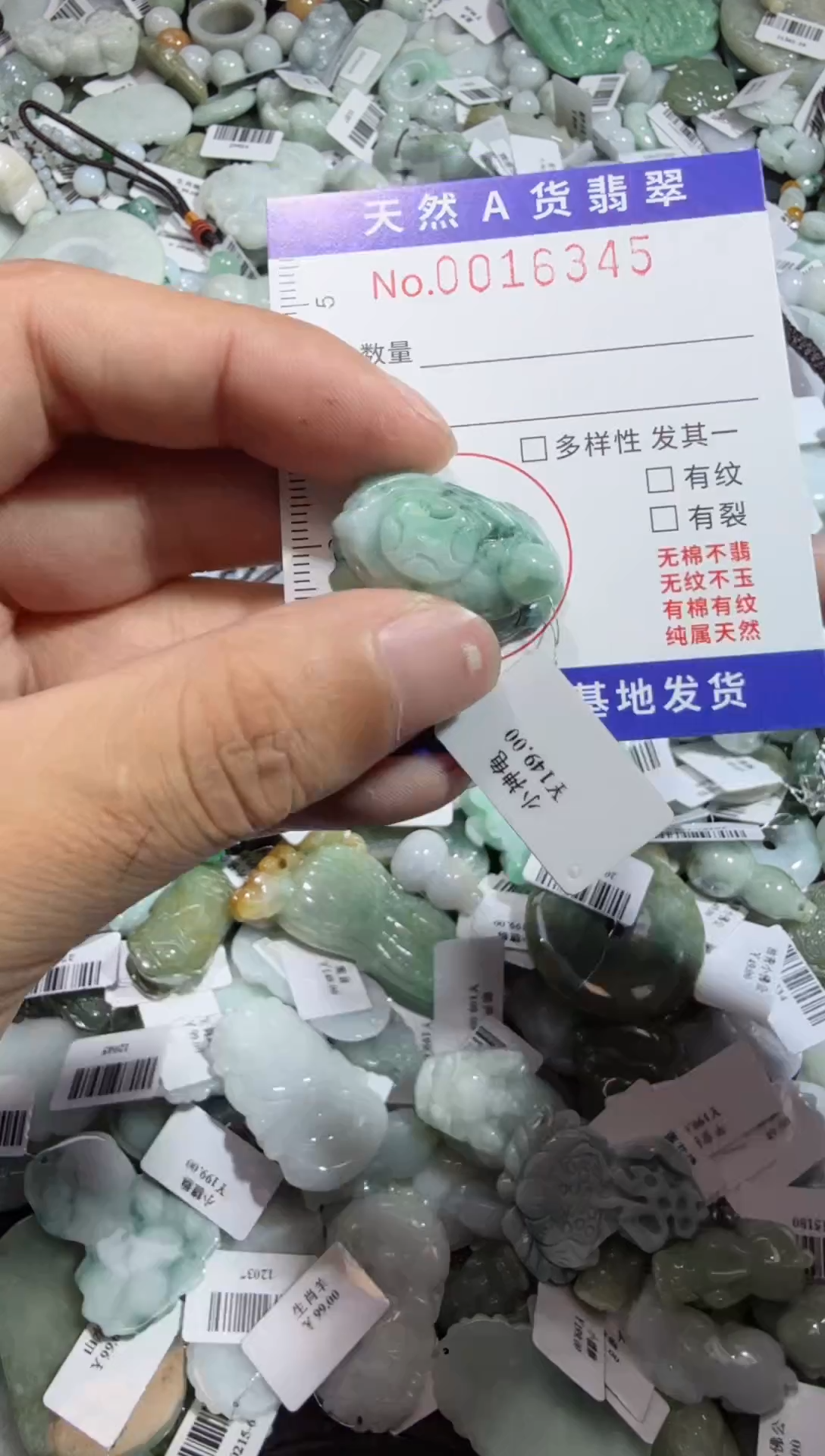 【闪购商品】翡翠颈饰未镶嵌00016345