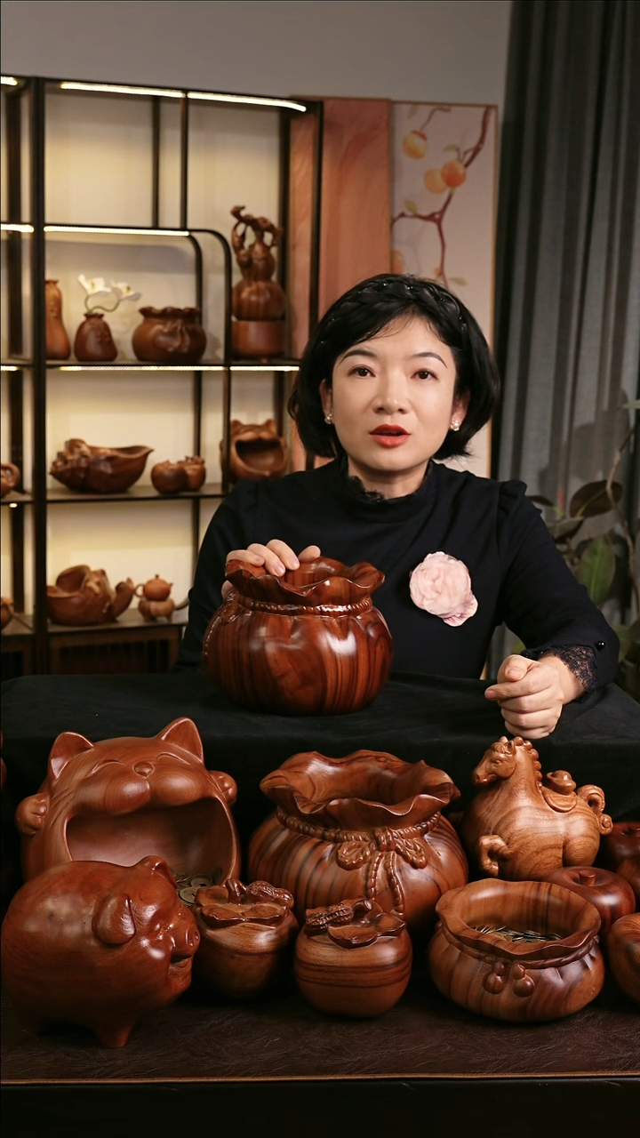 木MB005-2福袋收纳摆件大号微瑕福利随缘发其一