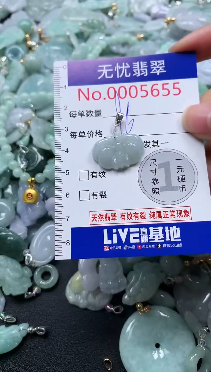 颈饰未镶嵌翡翠5655