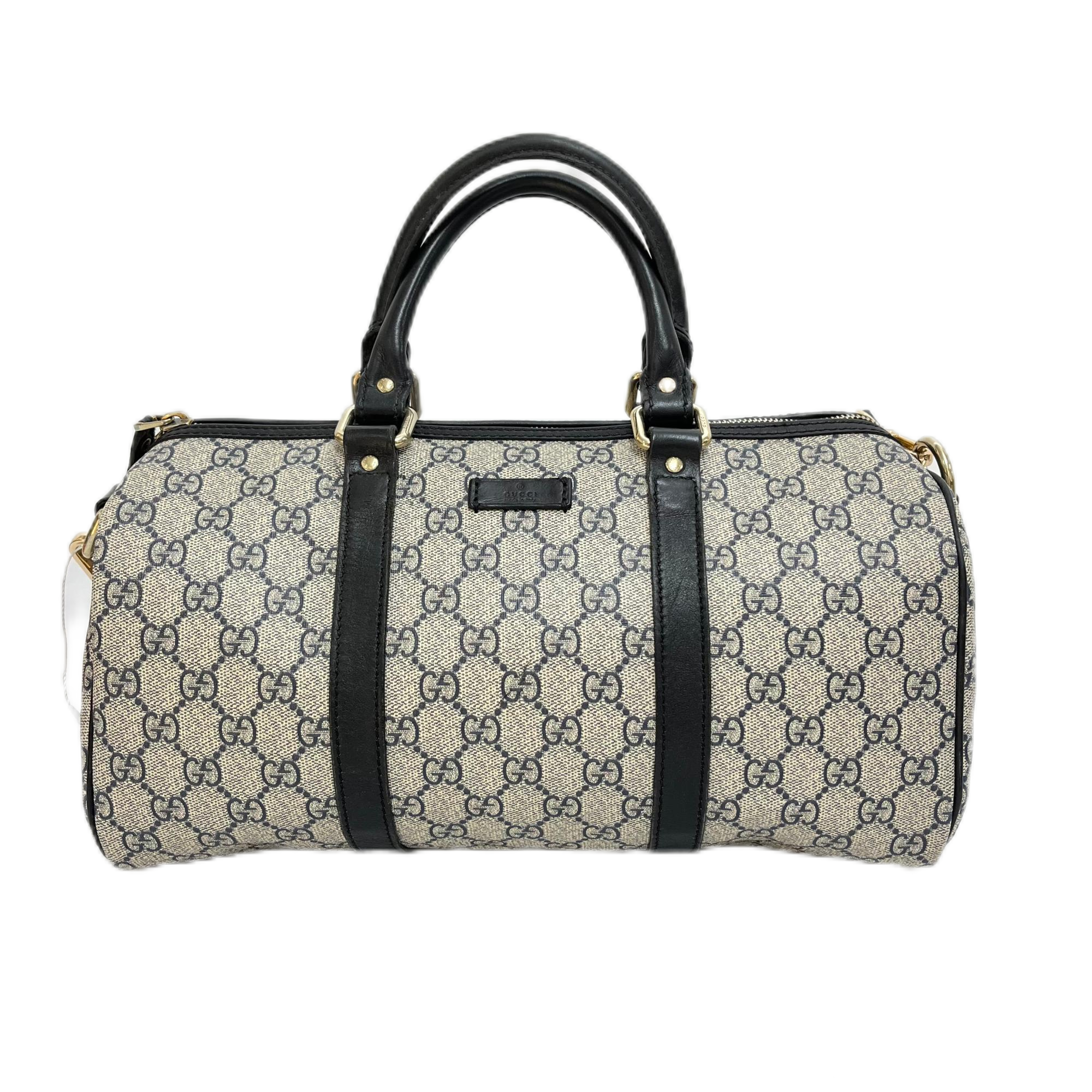 95新 GUCCI/古驰 老花波士顿手提斜挎包 2010G024