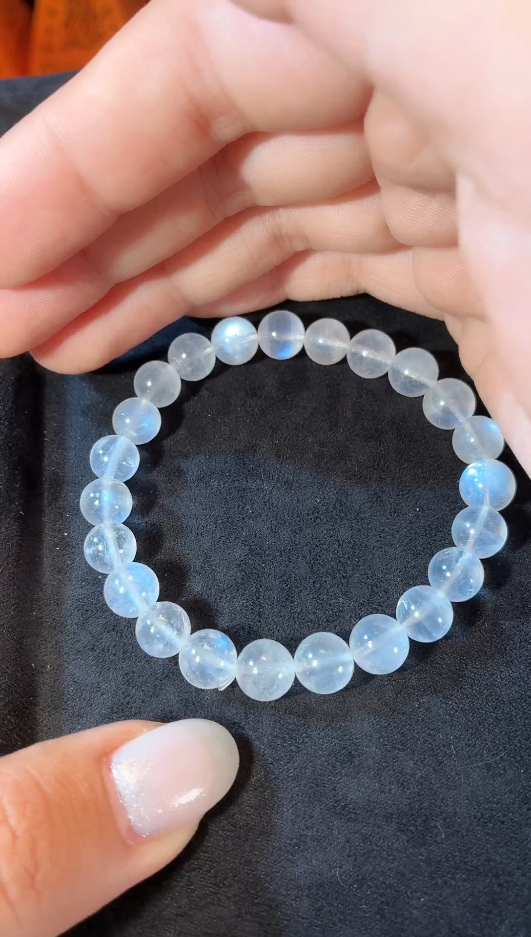 水晶手串未镶嵌月光005