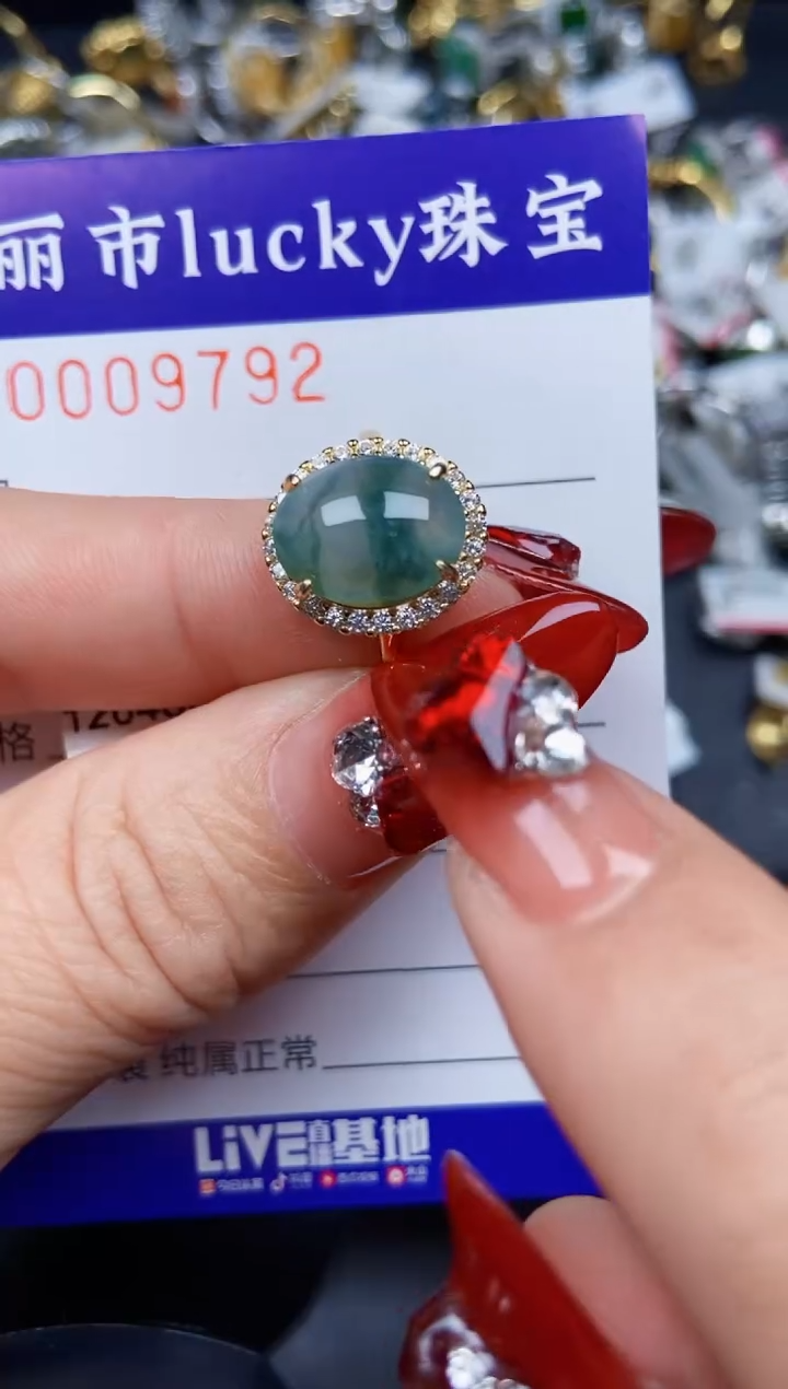 【闪购商品】翡翠颈饰银S925镶嵌9792