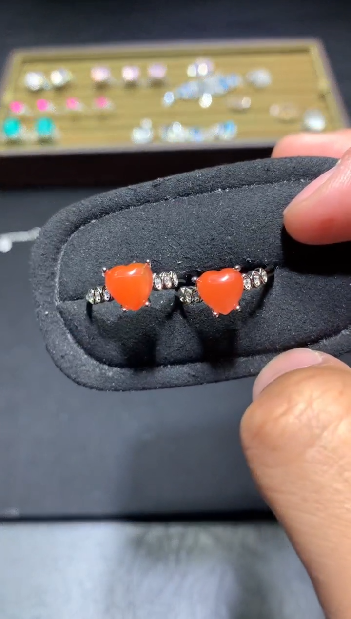 未镶嵌南红玛瑙戒指F79【多样性发其一】