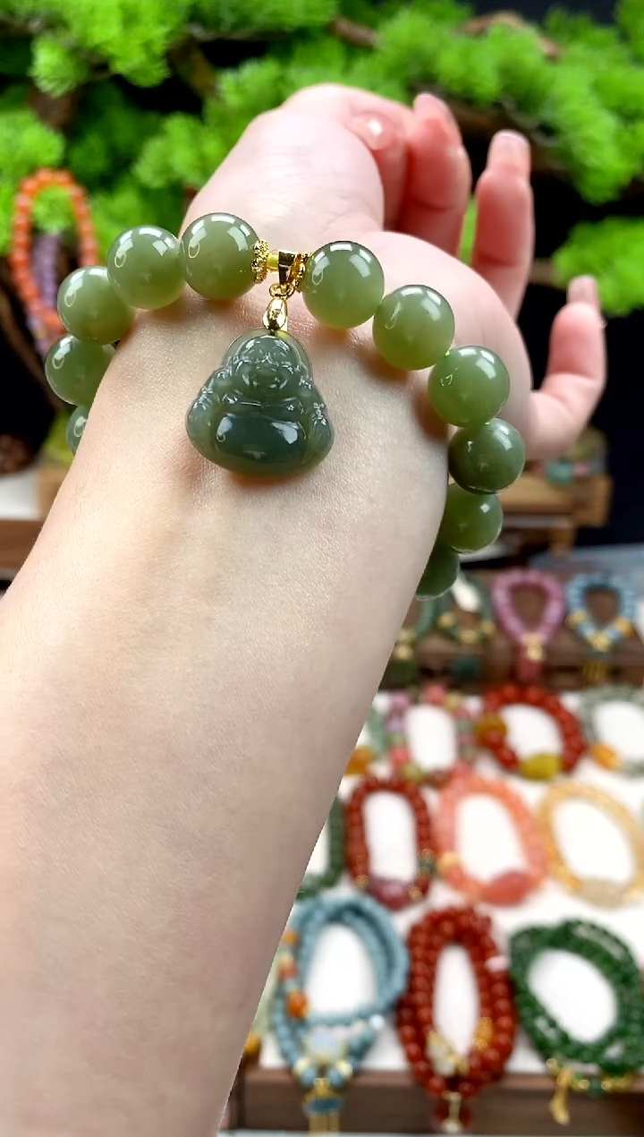 【闪购商品】和田玉手饰未镶嵌佛公12