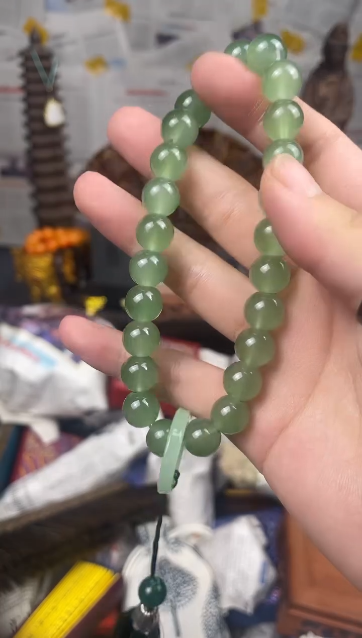 手链未镶嵌和田玉（青白玉）01