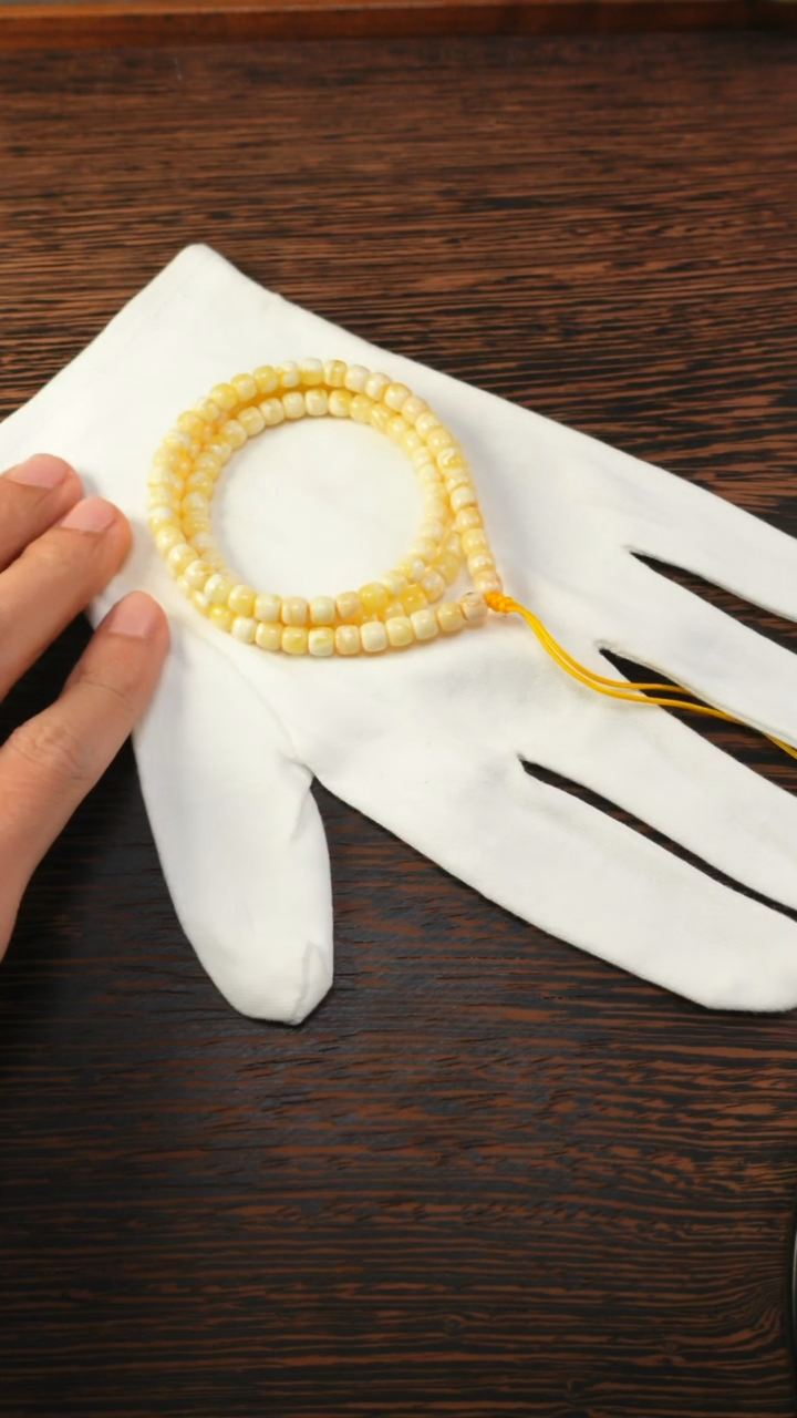 【闪购商品】蜜蜡手链未镶嵌2171 6mm红标花色108