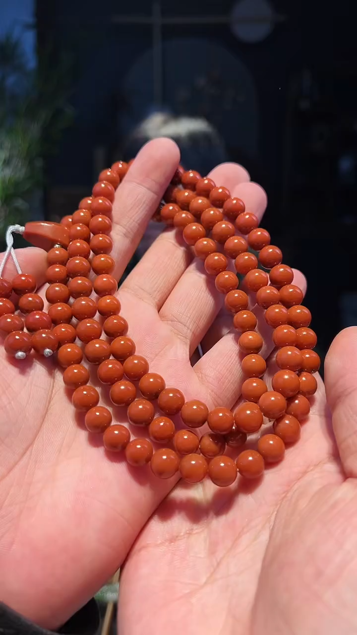 【闪购商品】南红玛瑙手串未镶嵌108多圈