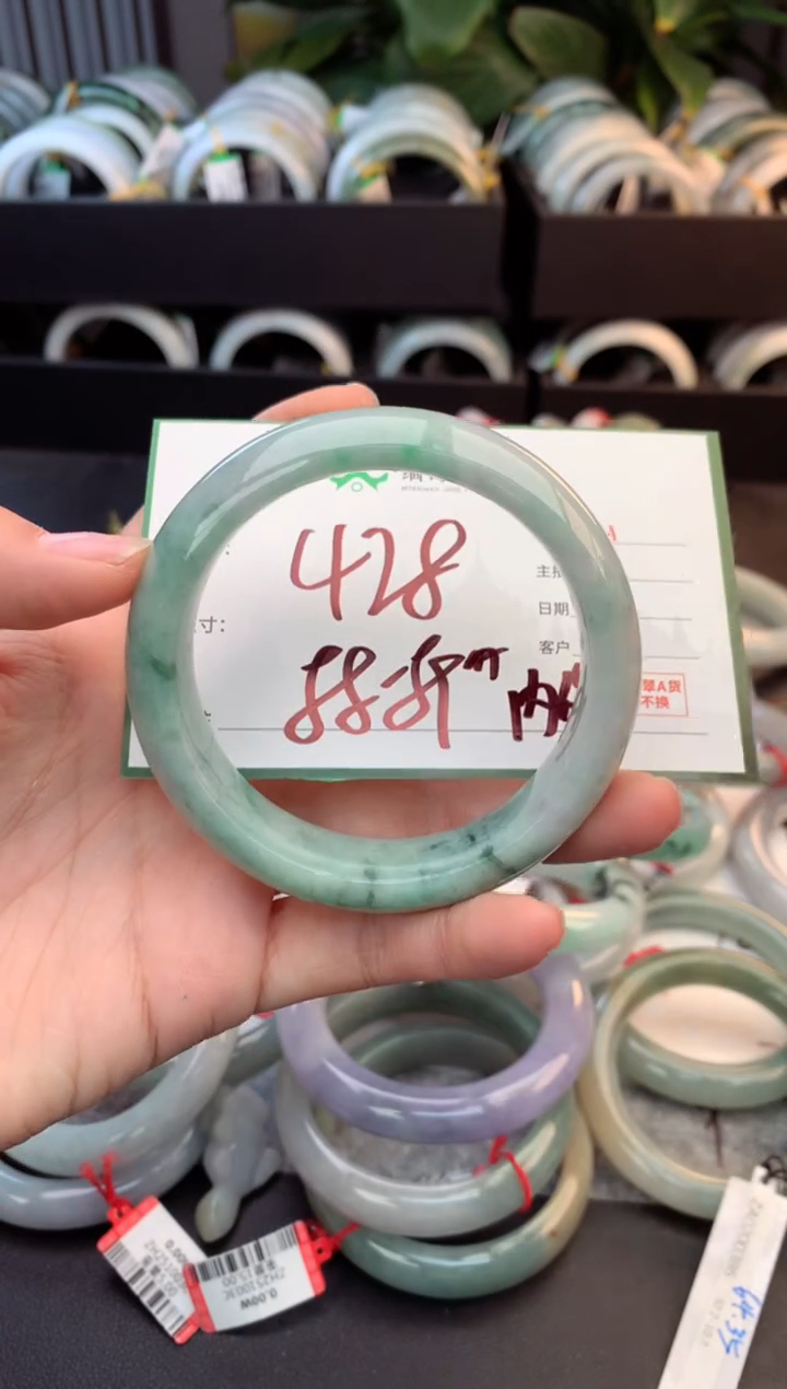 未镶嵌定制翡翠圆*?毛货需精细抛光+多样性拍1发1