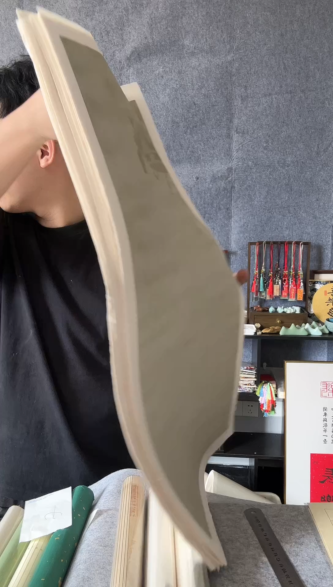 1号   无包装手工四开蜡染