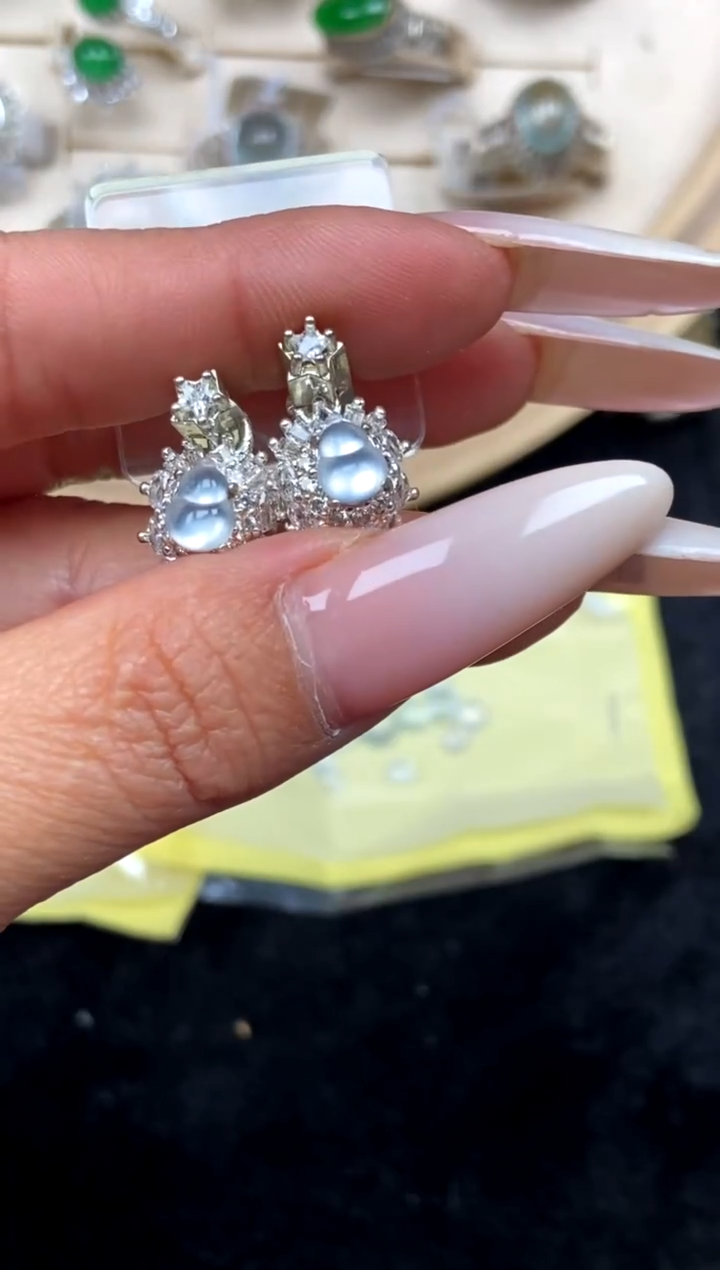 未镶嵌定制翡翠22天然缅甸A货翡翠蛋面