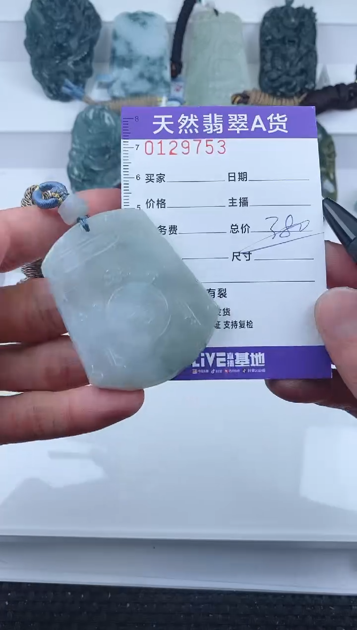 【闪购商品】翡翠颈饰未镶嵌          753