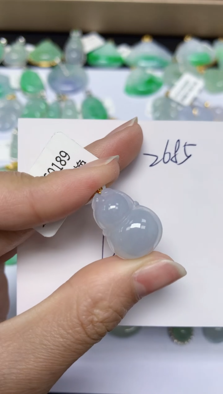 【闪购商品】翡翠颈饰18K金镶嵌 天然翡翠A货