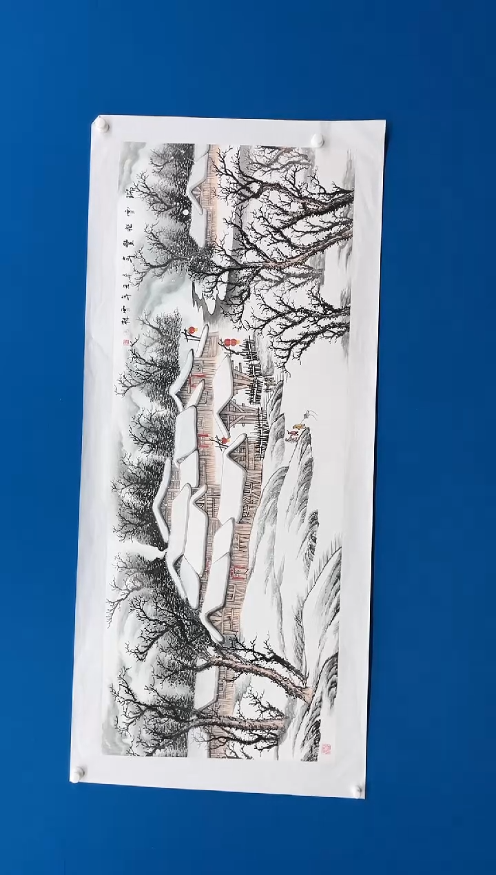 【闪购商品】国画张-小六尺雪景/无框/L