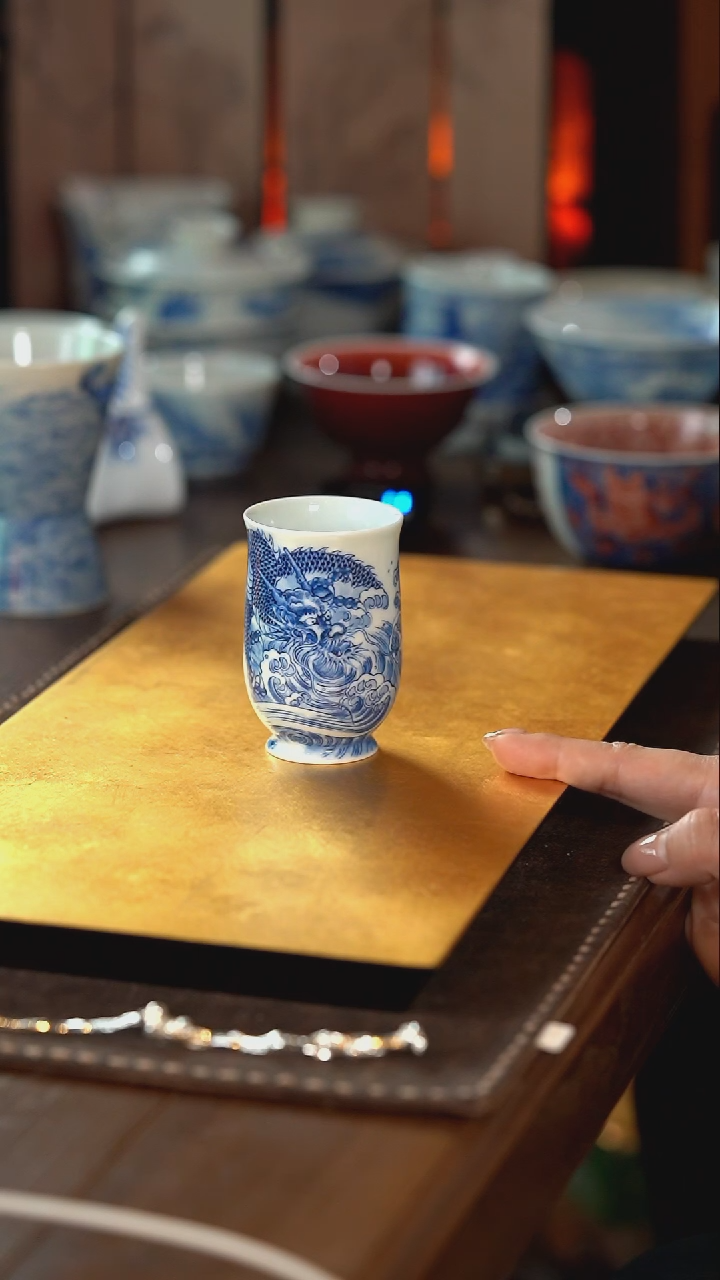 【闪购商品】正春堂·古法柴窑 水龙铃铛杯