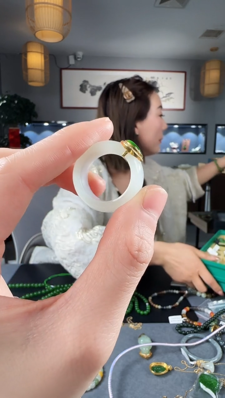 【闪购商品】和田玉戒指未镶嵌1