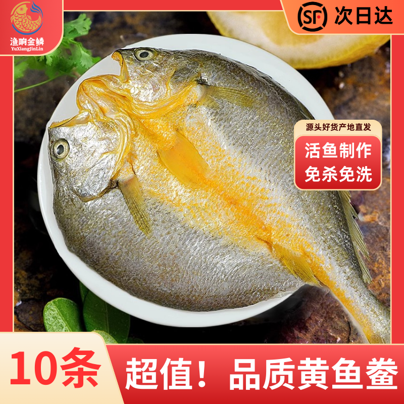 渔响湾 醇香黄鱼鲞 350g宁德霞浦新鲜冷冻免杀免洗 黄花鱼大黄鱼