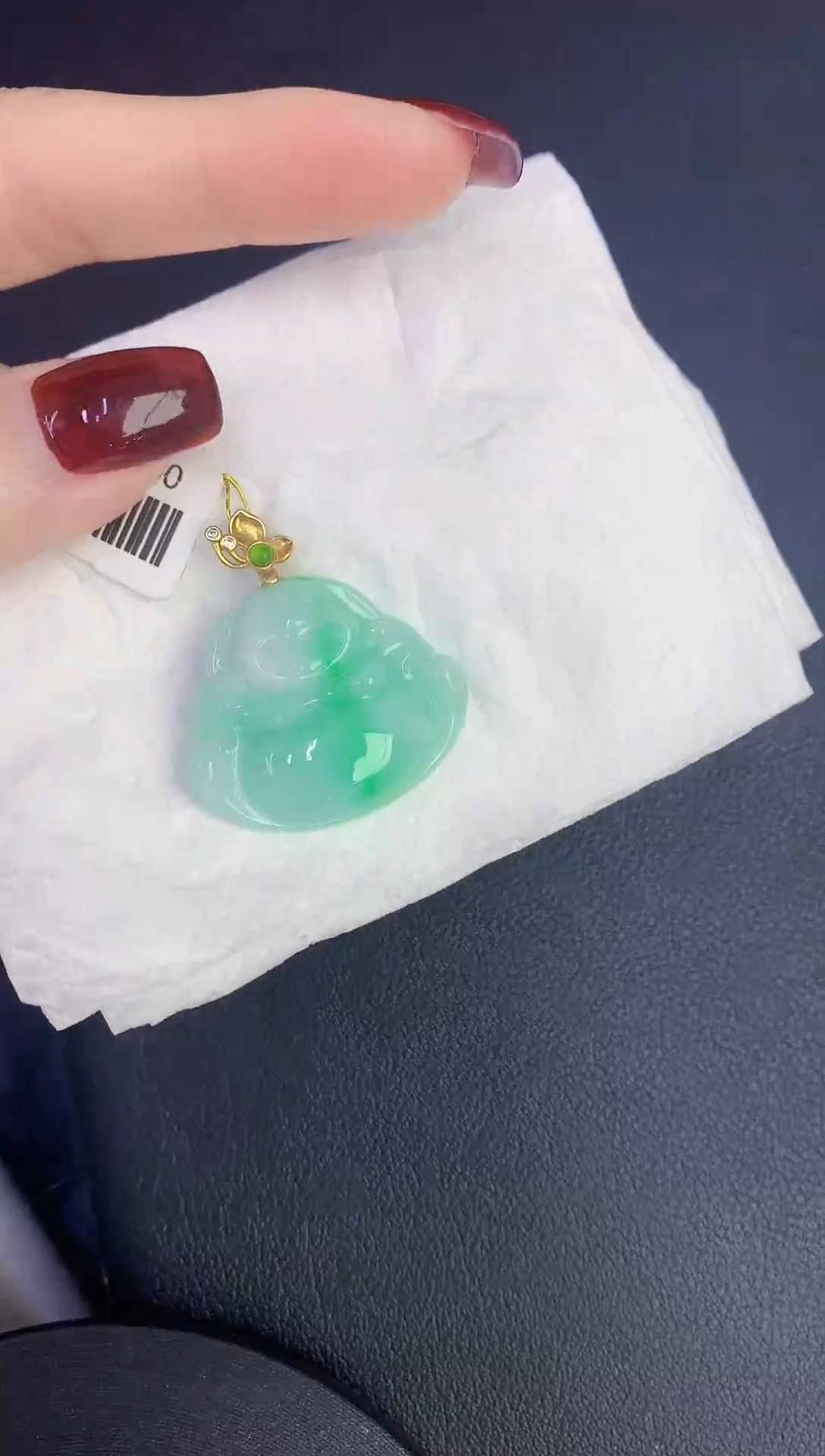 颈饰未镶嵌翡翠缅甸天然翡翠A货