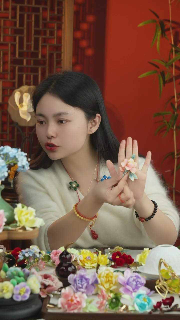 刺绣闪购纯手工非遗国风饰品