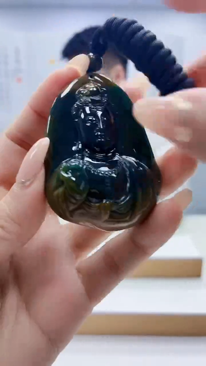 未镶嵌定制翡翠5028ty-毛货挂件13