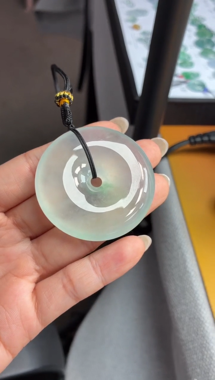 吊坠(不含链)未镶嵌翡翠30 平安扣 47.2 10.6