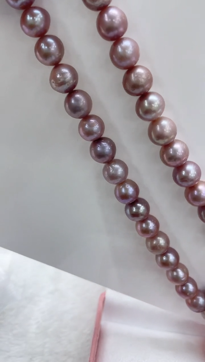 【闪购商品】淡水珍珠颈饰银S925镶嵌淡水珍珠项链