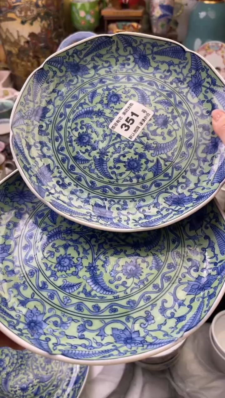 瓷片提****C351号六六工艺品瓷器