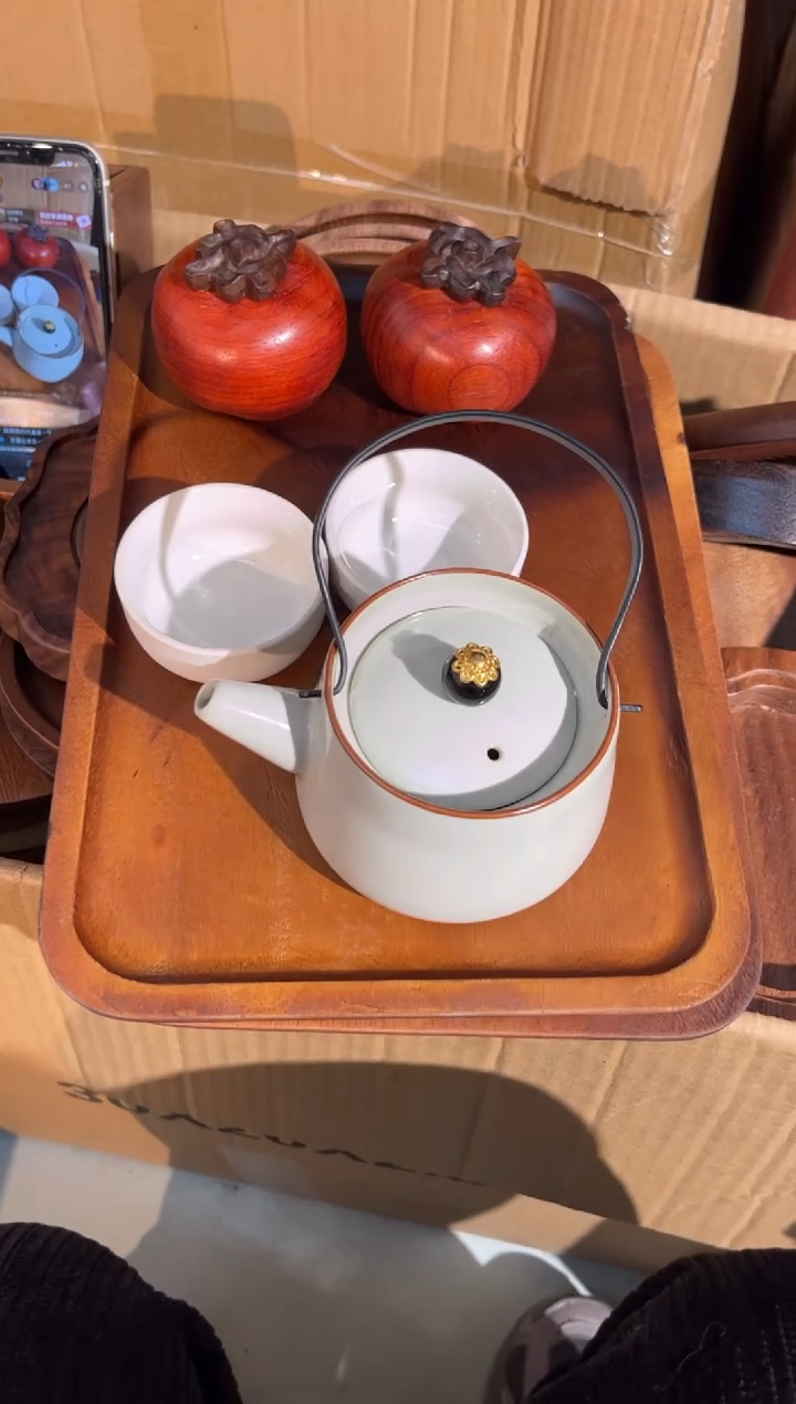 木微瑕长盘子 30*20*2  