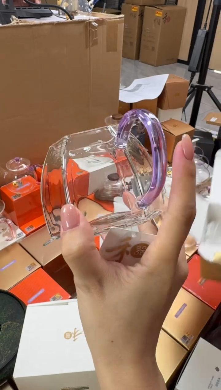 @@禾器晶彩棱然浅紫色